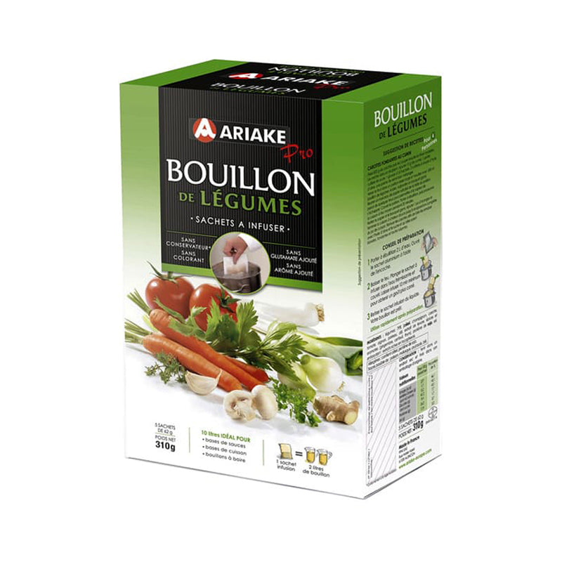 Bouillon Ariaké Vegetables - 5X62G