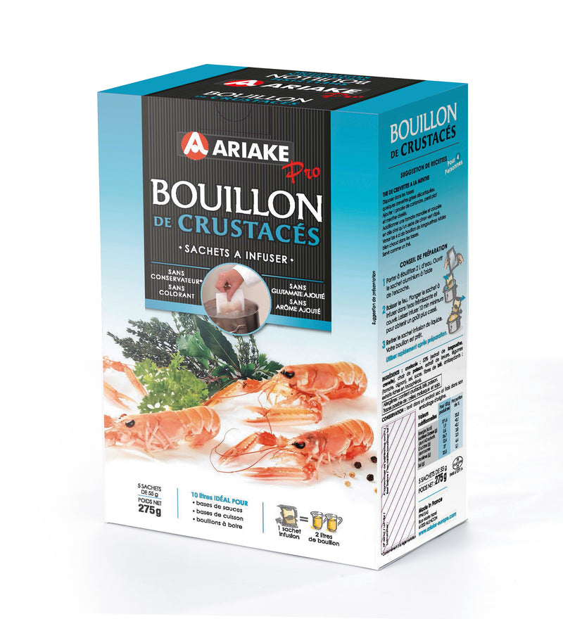 Bouillon de crustacés Ariake 5X55g