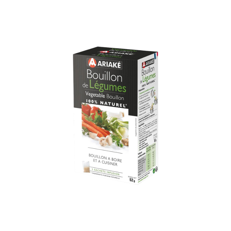 Bouillon de légumes Ariaké - 5x10,4g