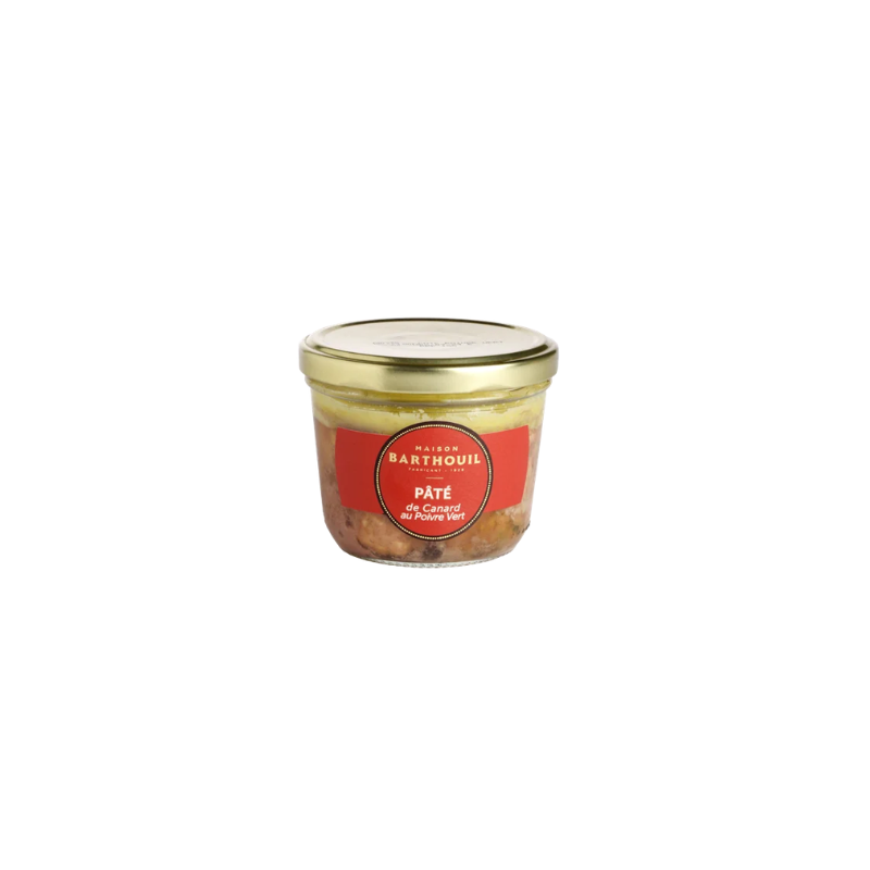 Paté de canard au poivre vert - 100g