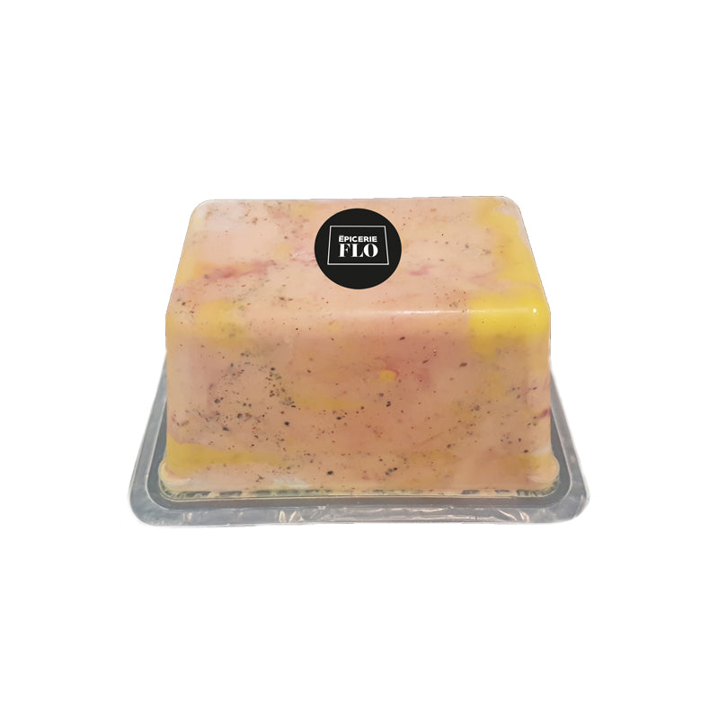 Semi-cooked whole duck foie gras with M Paradis spices - 500g