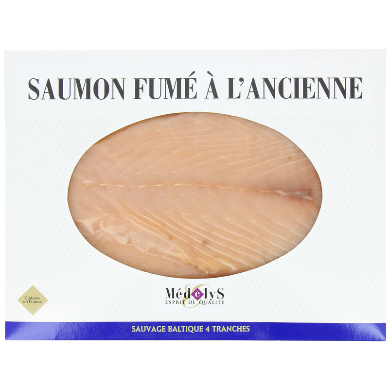 Saumon fumé à l'ancienne sauvage de la Baltique - 240g