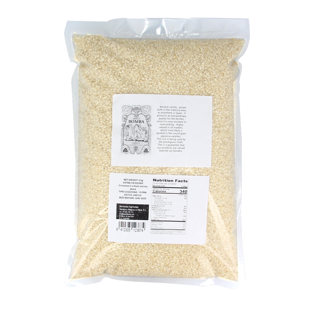 Bomba Rice Valencia Aoc 5Kg