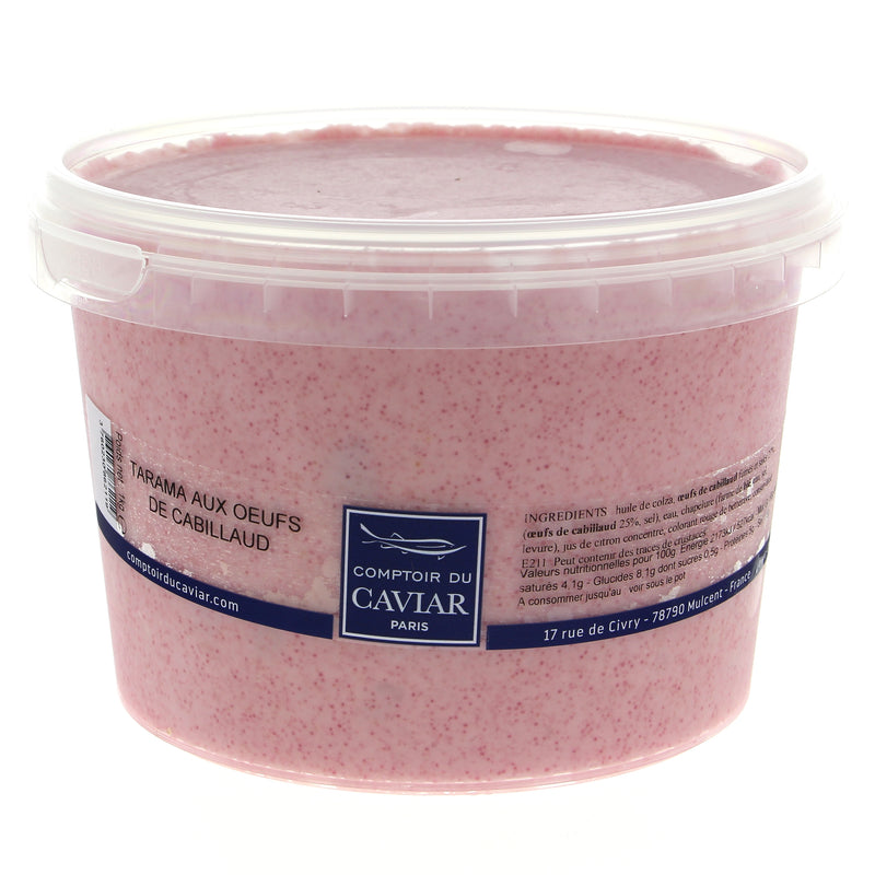 Tarama rose aux oeufs de cabillaud(25%)-1 kg