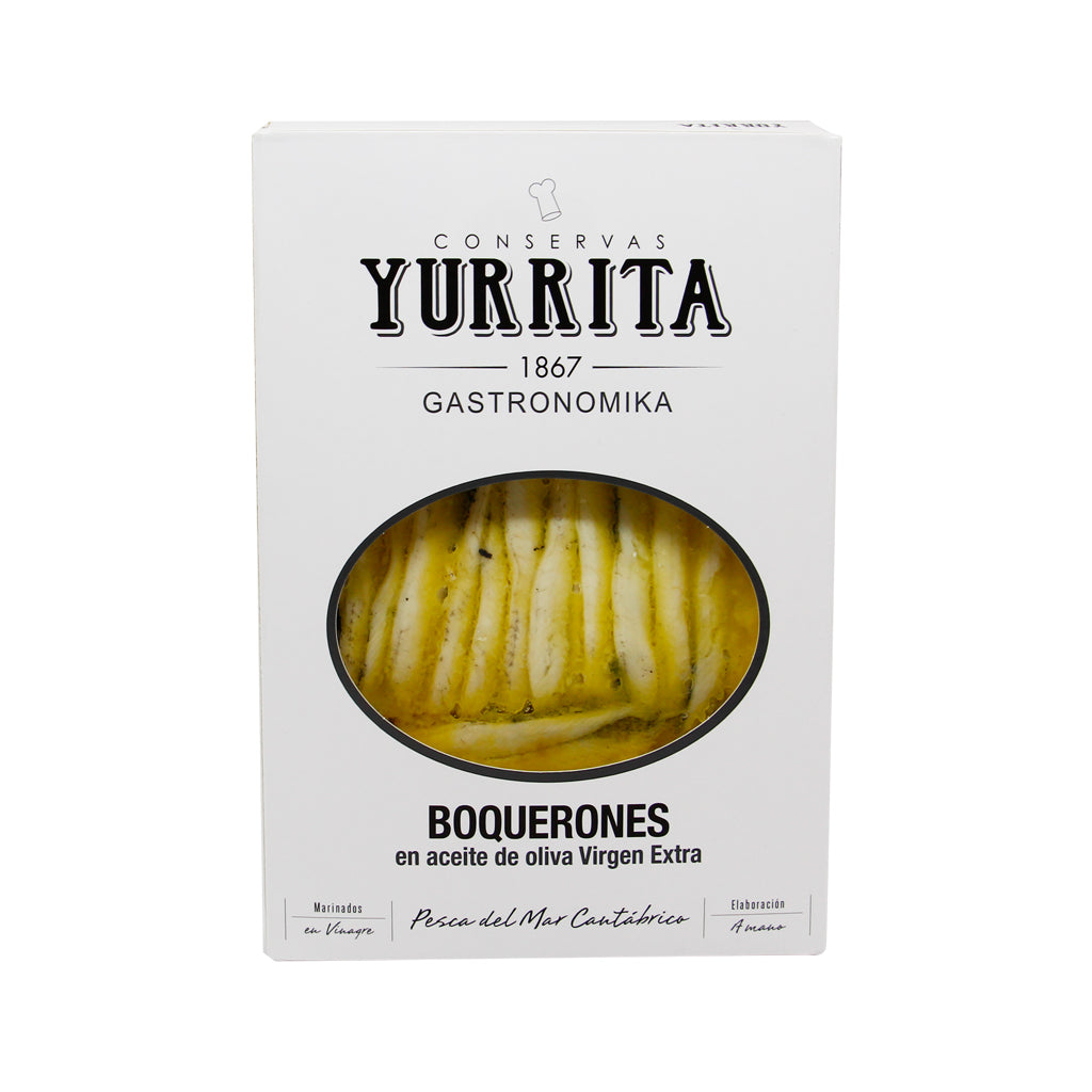Anchois blancs marinés de Cantabrie à l'huile d'olive vierge extra - 90g