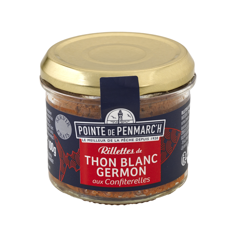 Rillettes de thon blanc germon aux confiterelles - 100g