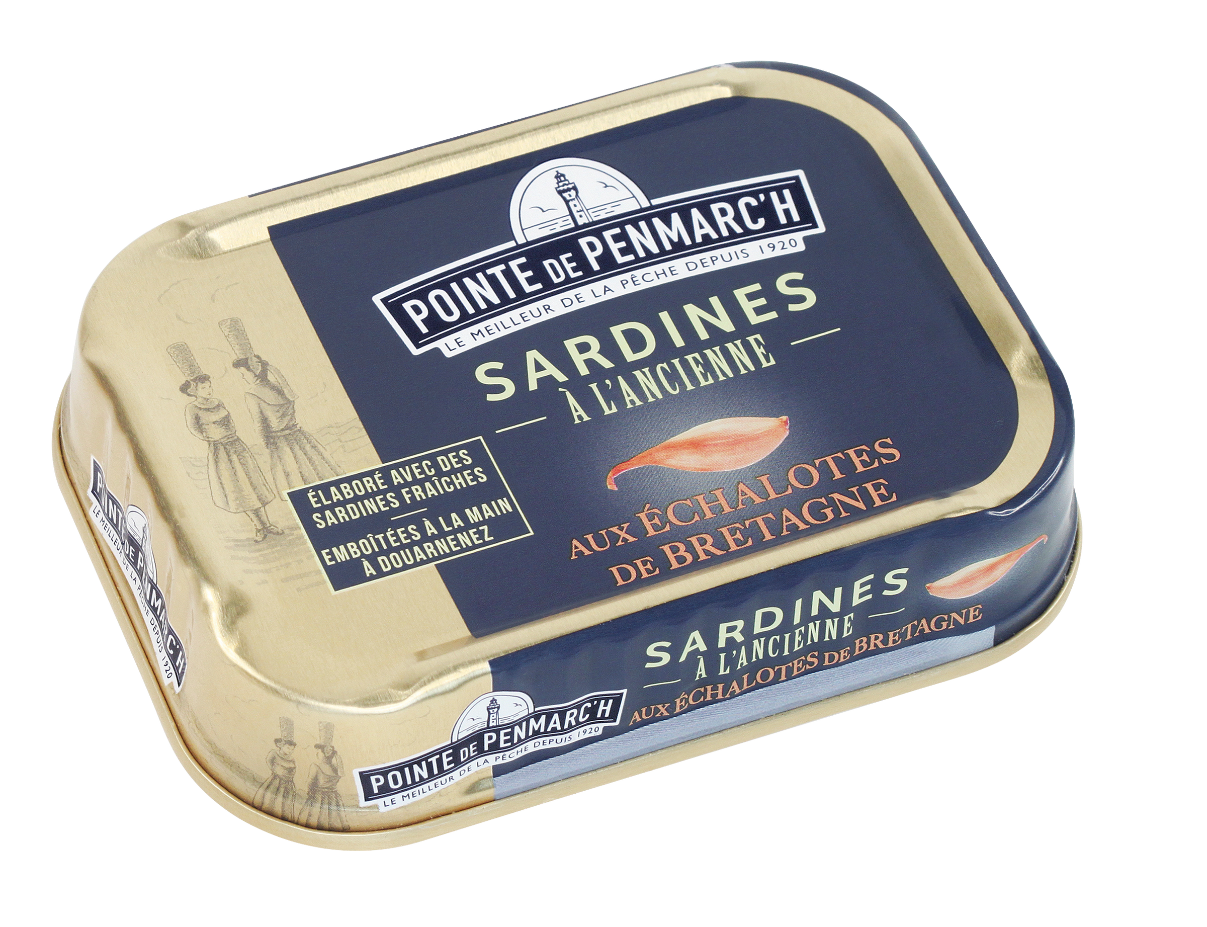 Sardines à l'ancienne et aux échalotes de Bretagne - 115g