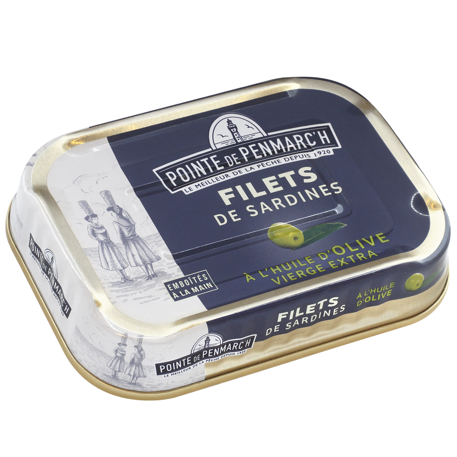 Filets de sardines à l'huile d'olive vierge extra - 100g