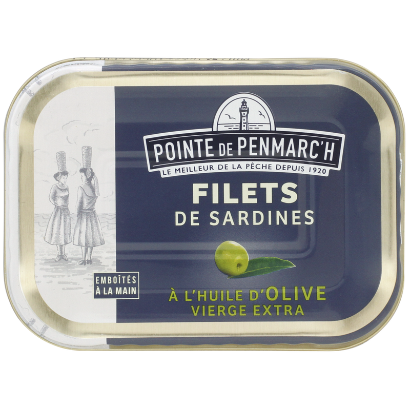 Filets De Sardines À L'Huile D'Olive Vierge Extra - 100G