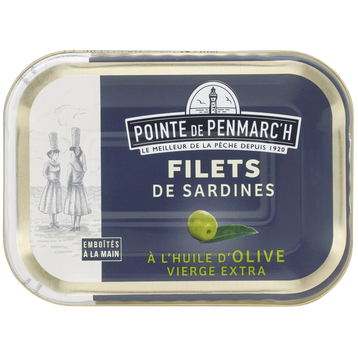Filets de sardines à l'huile d'olive vierge extra - 100g