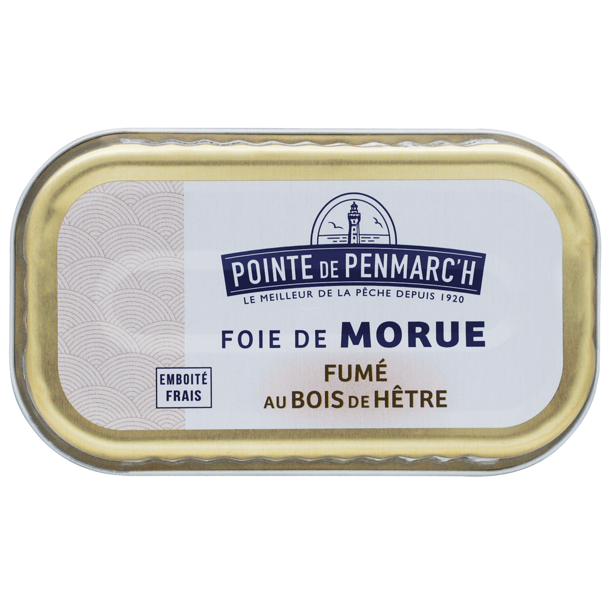 Foie de morue fumé au bois de hêtre - 121g