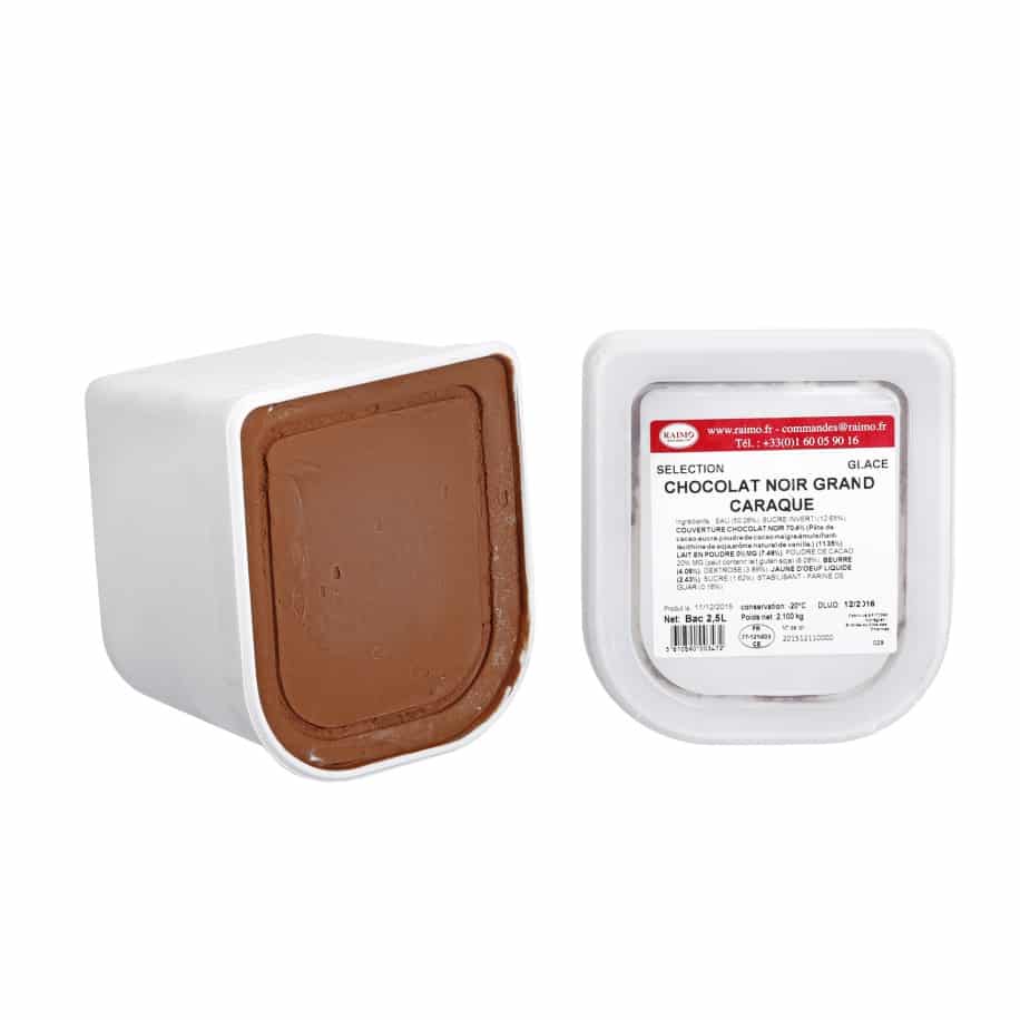 Crème glacée au chocolat  noir - 2.5l