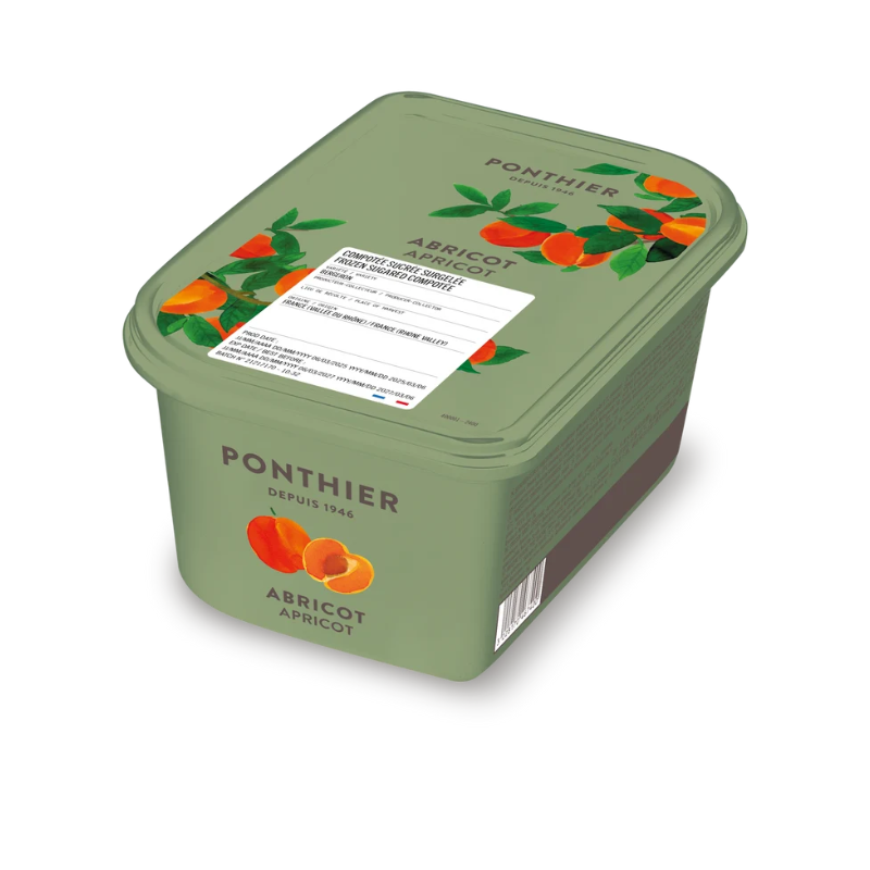 Compotée surgelée d'abricot Bergeron - 1kg