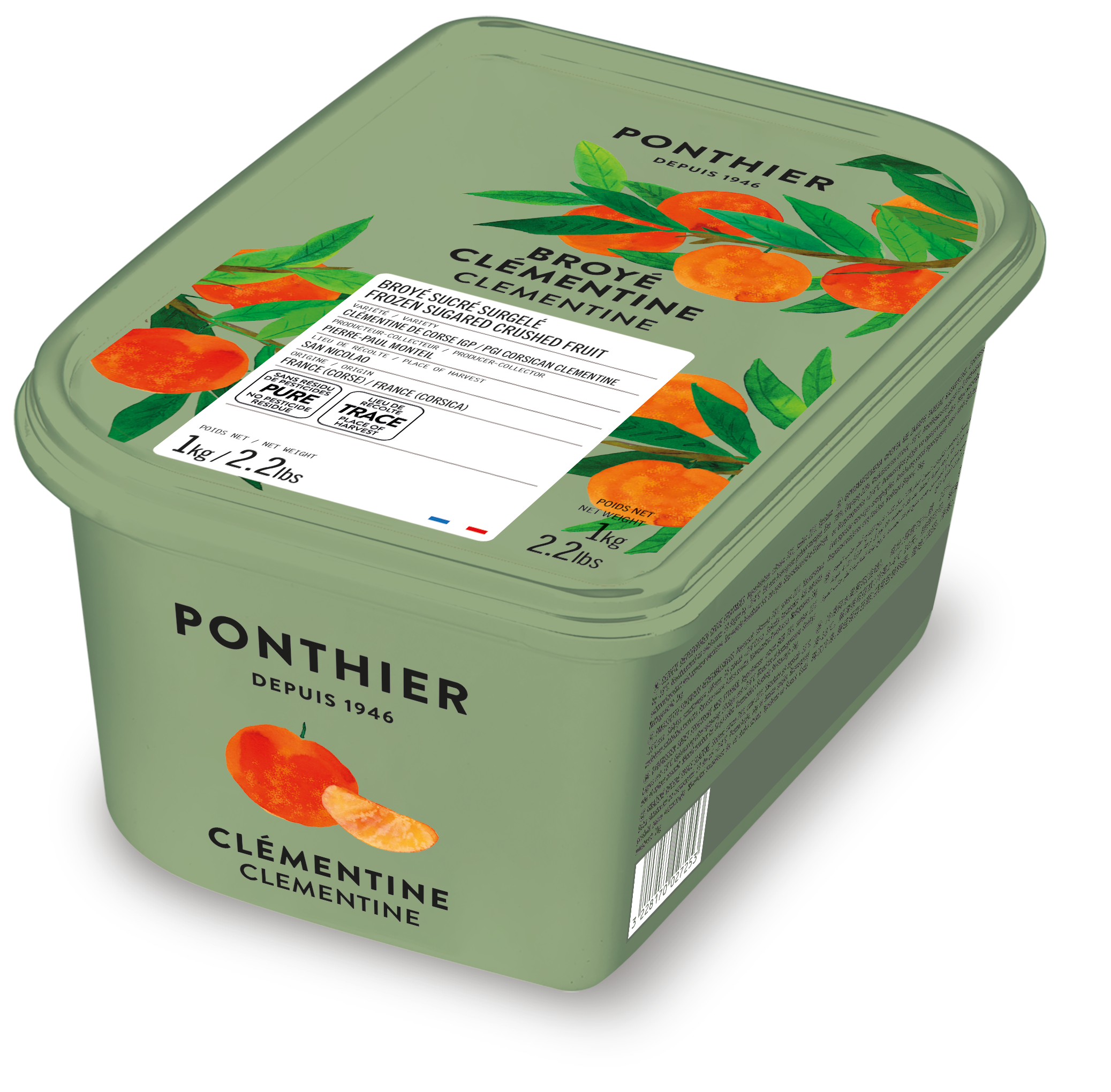 Broyé de clémentine de Corse - 1kg