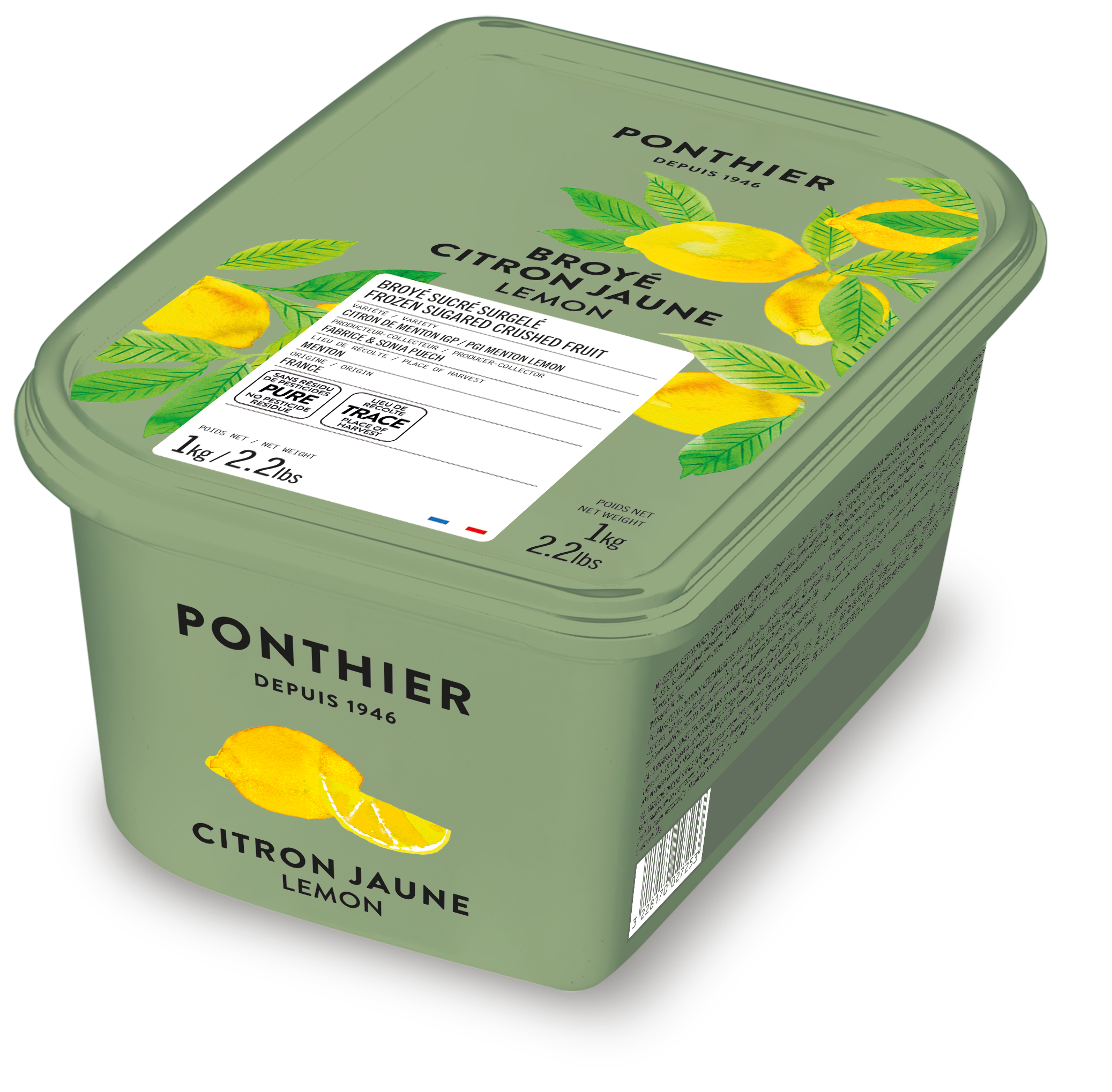 Broyé de citron jaune de Menton - 1kg