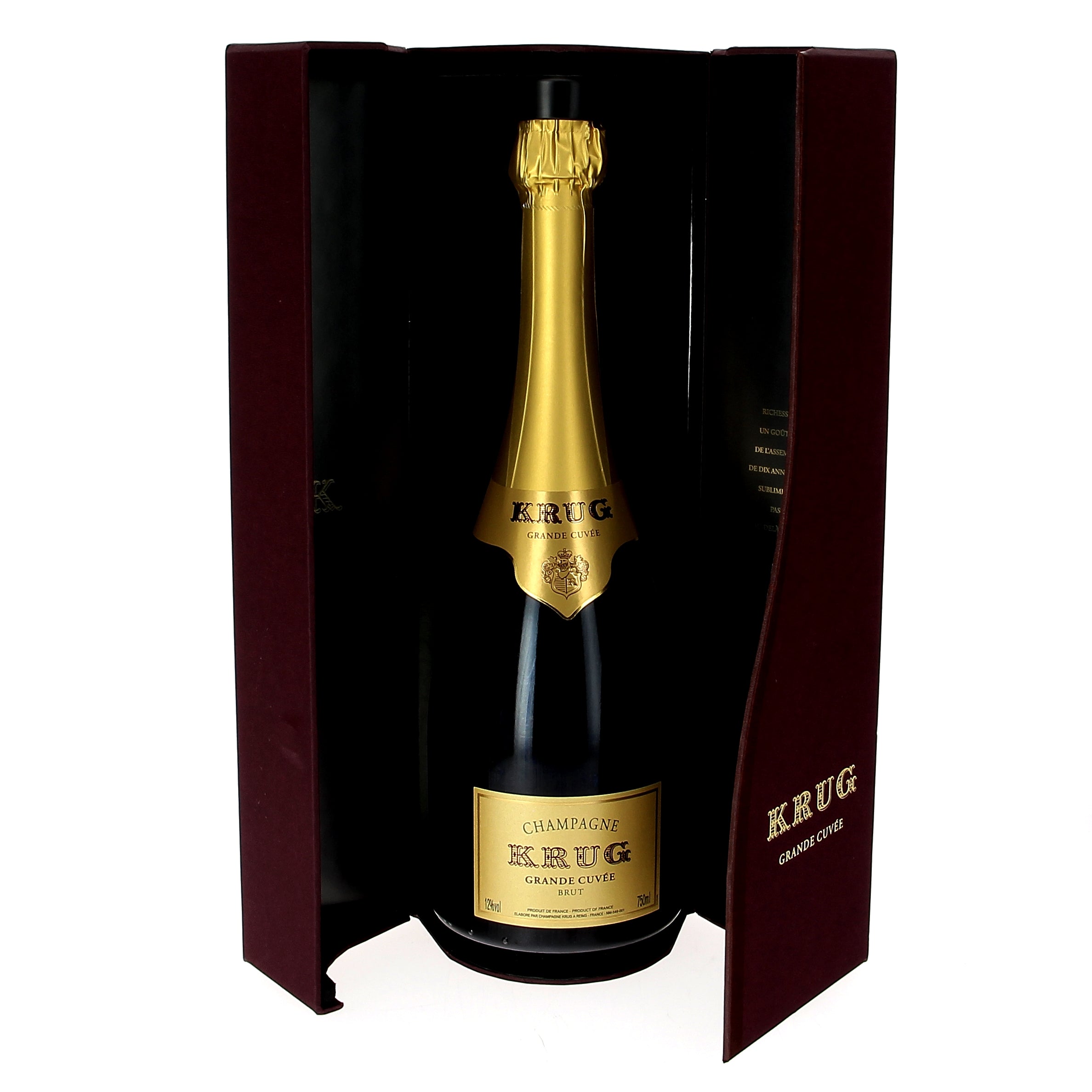Krug Grande Cuvée Brut Champagne with gift box - 75cl