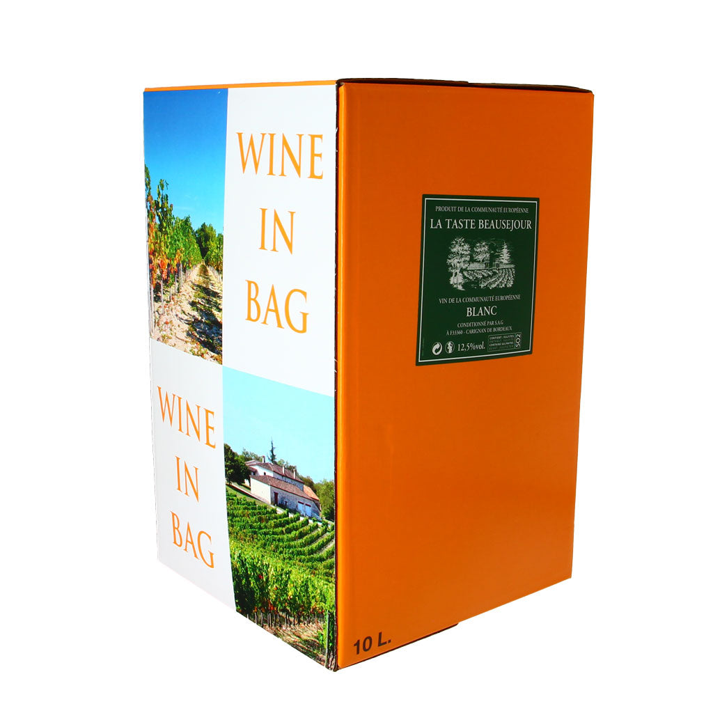 Vin de l'union européenne La Taste Beausejour Blanc Bib 10 litres