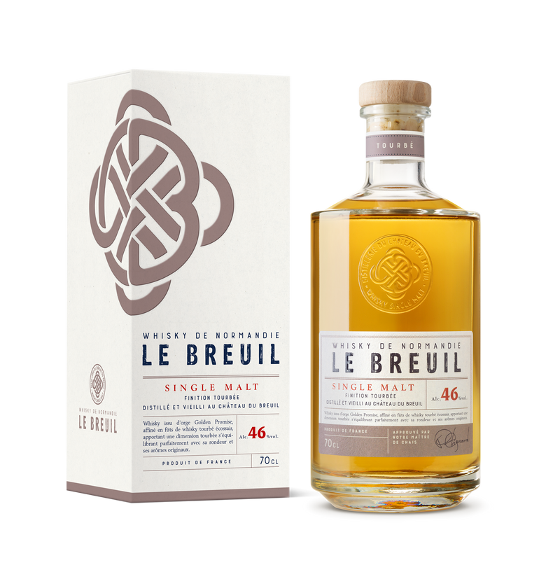 Whiskey Normand Le Breuil Peaty Finish 70 Cl 46 °
