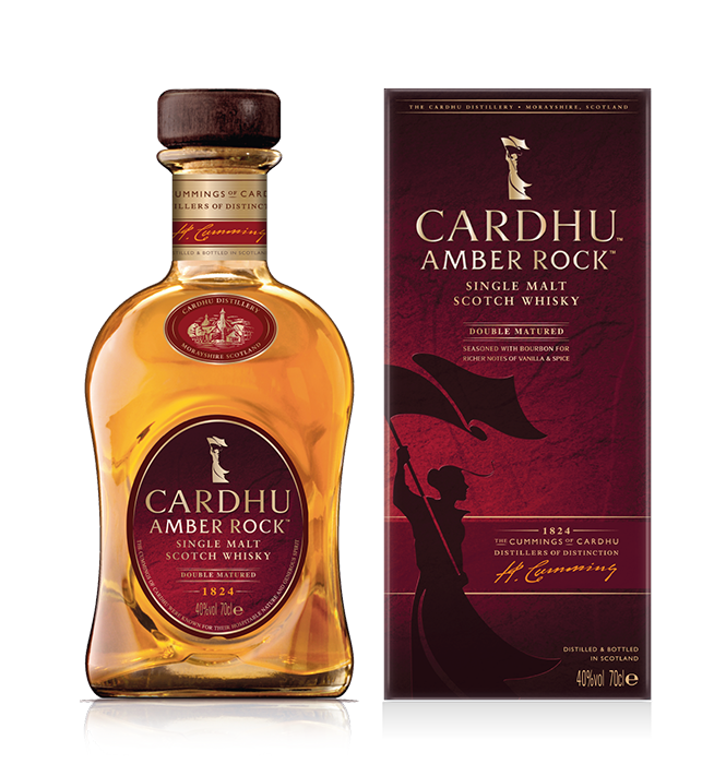 Cardhu Amber Rock With Case 40% - 70Cl