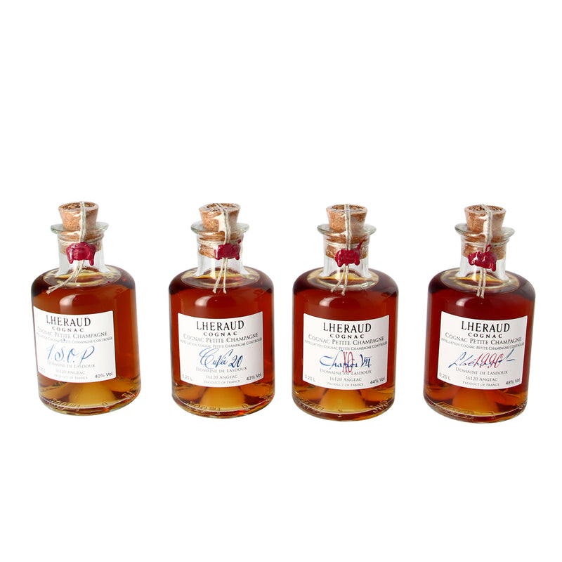 Cognac coffret dégustation - 4x20cl