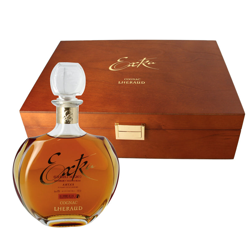 Cognac coffret Lheraud Extra 43° - 70cl