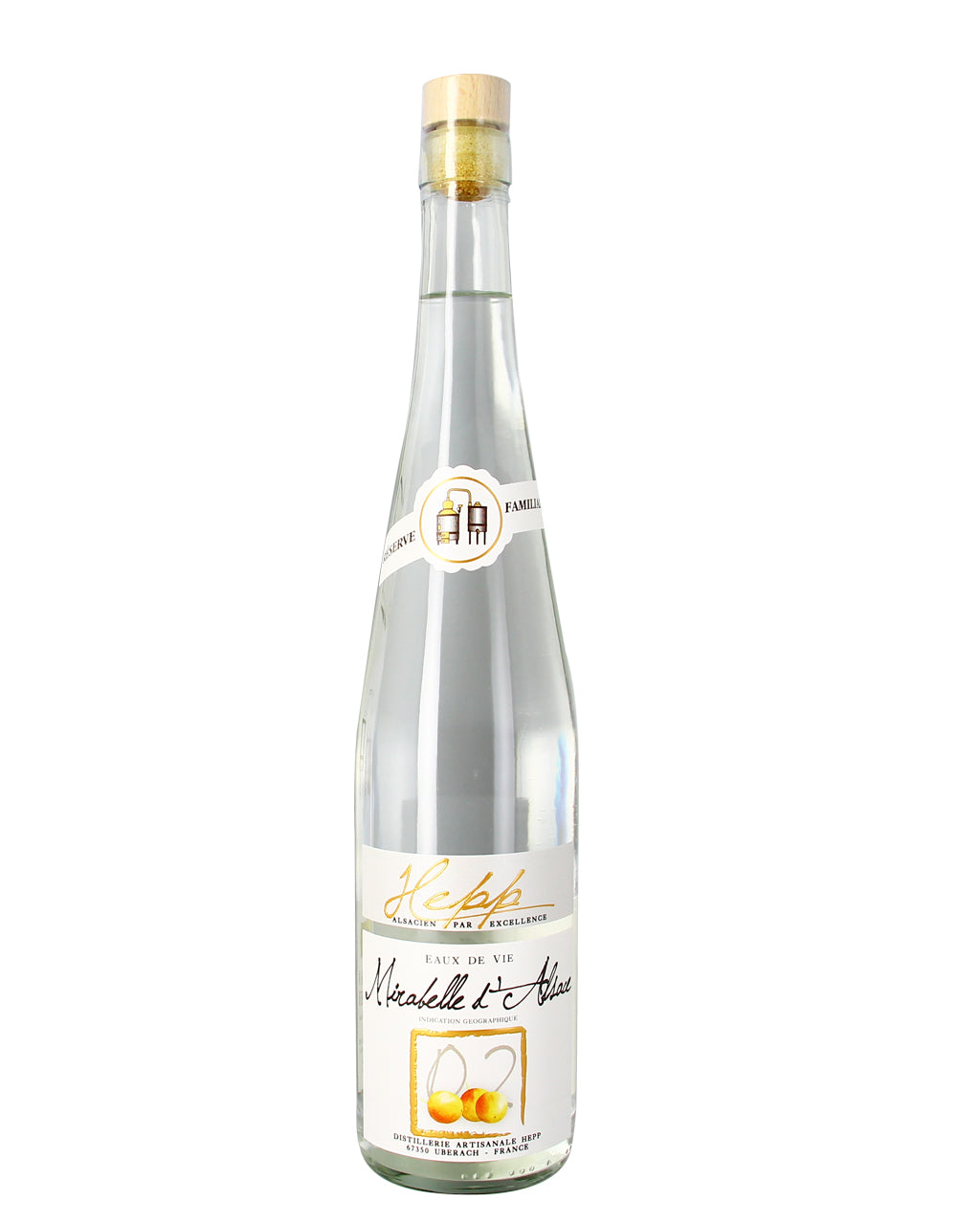 Alsace Plum Brandy Distillery Hepp 45 ° - 70Cl