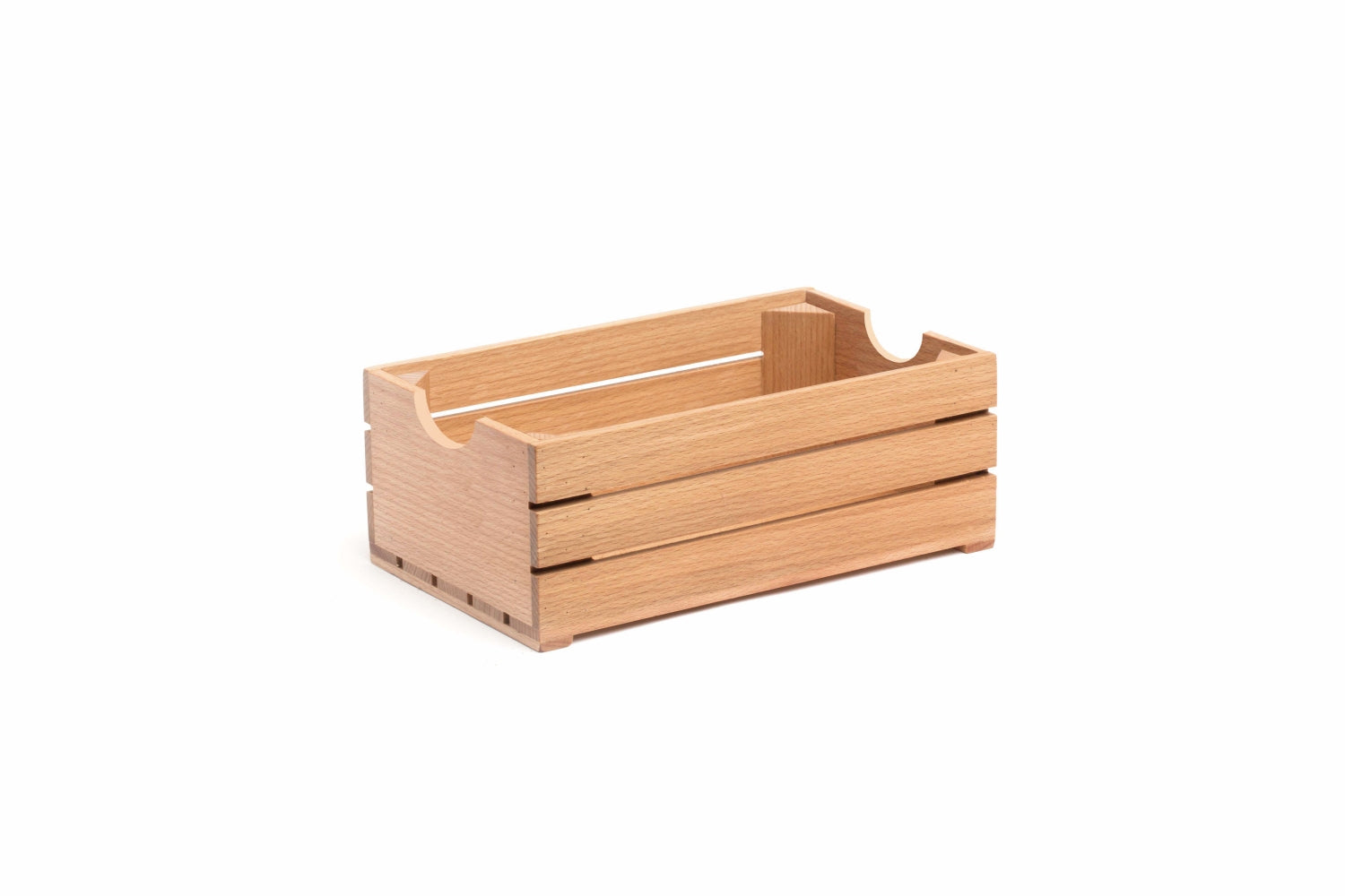 Caisse en bois de hêtre alimentaire 26,5x16,2x10 cm ( 501648 ) (1 X 1 unité )