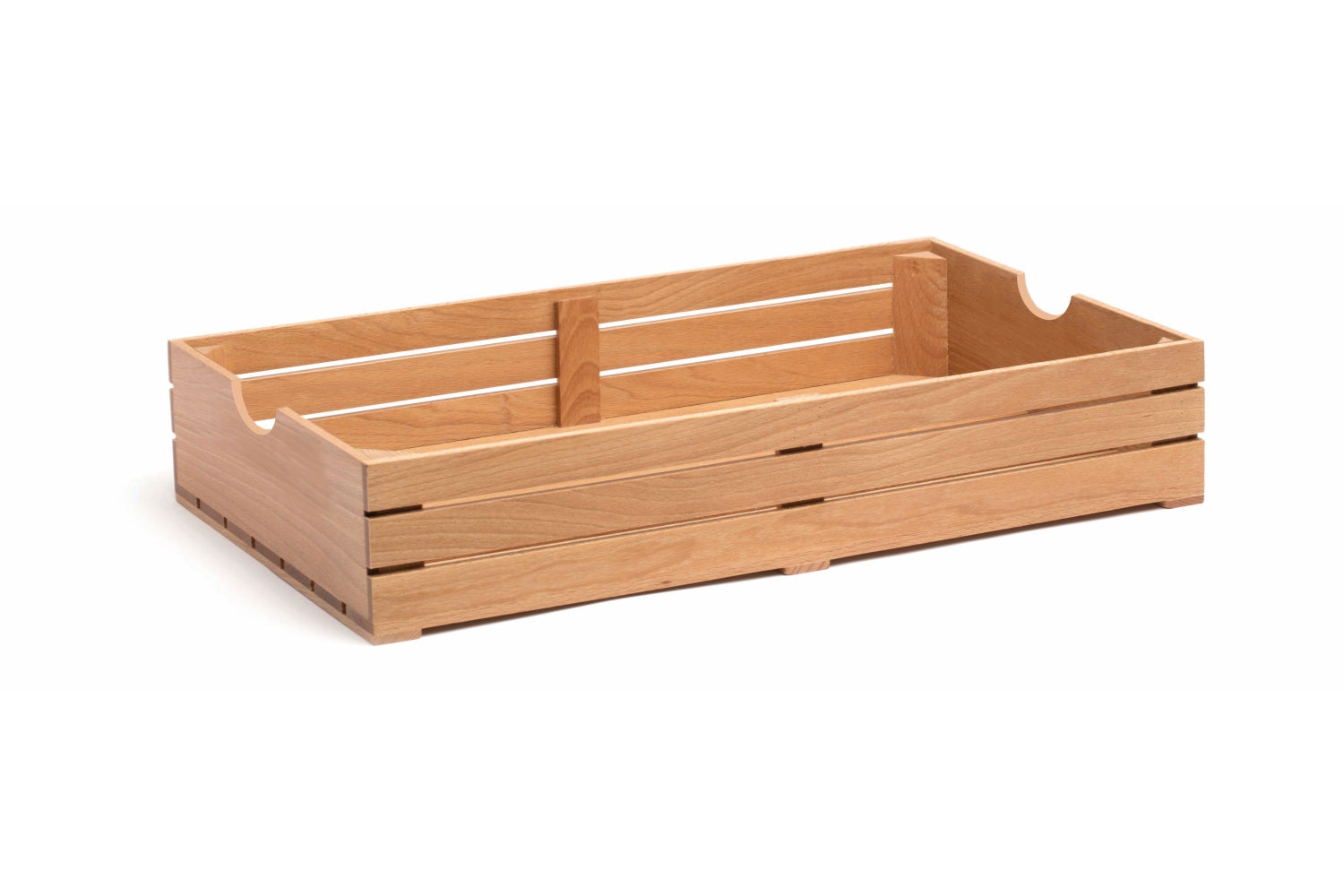 Caisse en bois de hêtre alimentaire 54,5x34x10,1 cm ( 501645 ) (1 X 1 unité )
