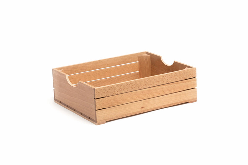 Caisse en bois de hêtre alimentaire 34x28x10,1 cm (1 X 1 unité ) - 501646