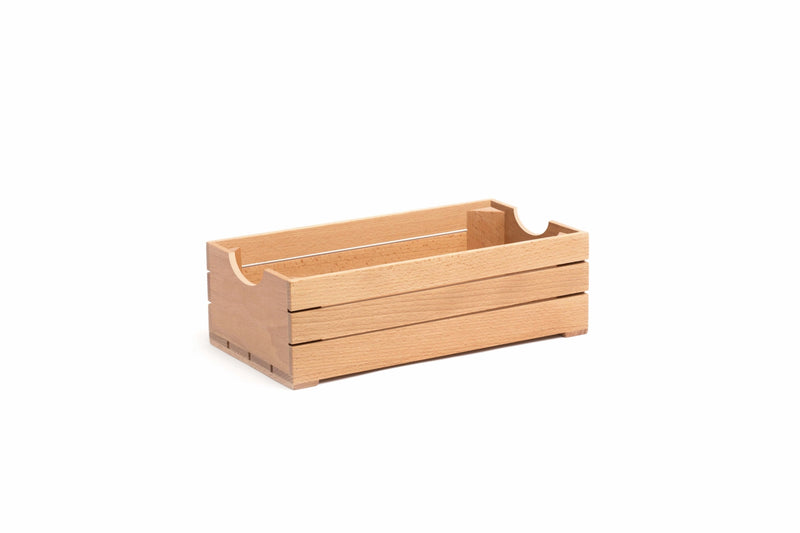 Caisse en bois de hêtre alimentaire 34x19x10,1 cm (1 X 1 unité ) - 501647