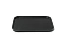 Plateau rectangulaire antidérapant - Noir - 46x36 cm (1 X 1 unité )