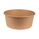 Boîte à salade 1250 ml - ø17,6x7 cm - Kraft brun ( 949250 ) (1 X 300 unités )