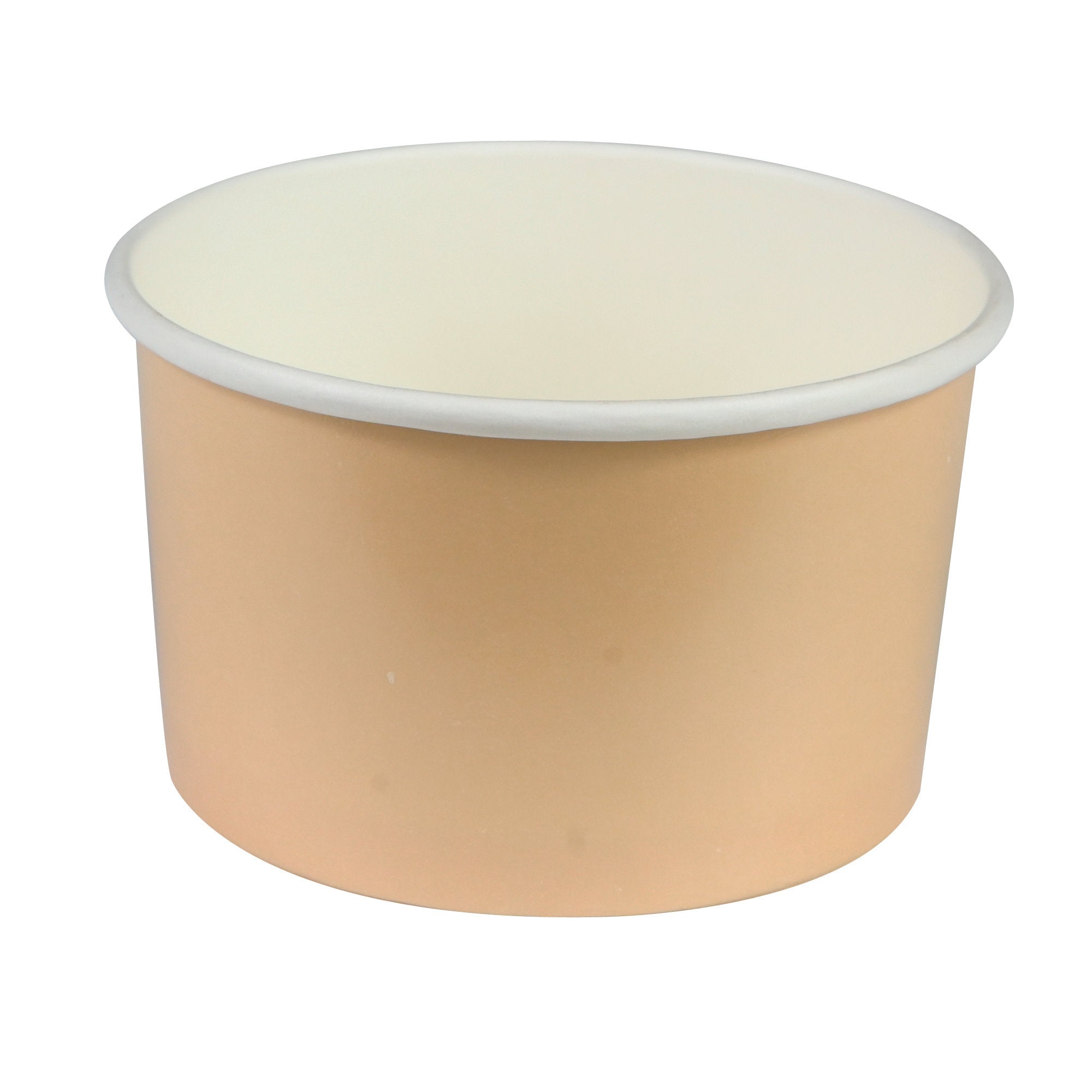 Ice cream cup 140 ml - ø7.4x5.2 cm - Brown cardboard ( A04791 ) (1 X 1000 units)