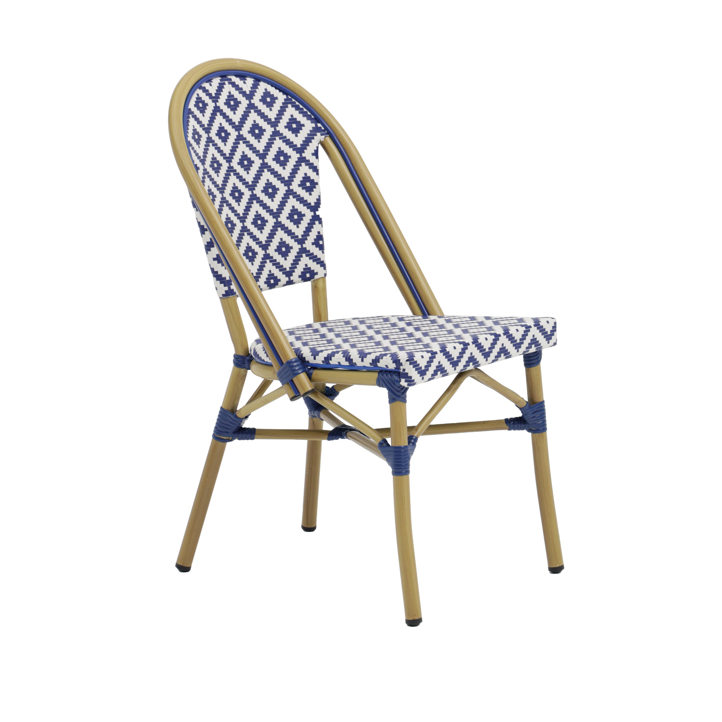 Chaise - Bleu - 45x61x89 cm - Bali ( E17081 ) (1 X 1 unité )