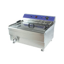 Friteuse à beignets + robinet - 600x550x420 mm ( E17803 ) (1 X 1 unité )