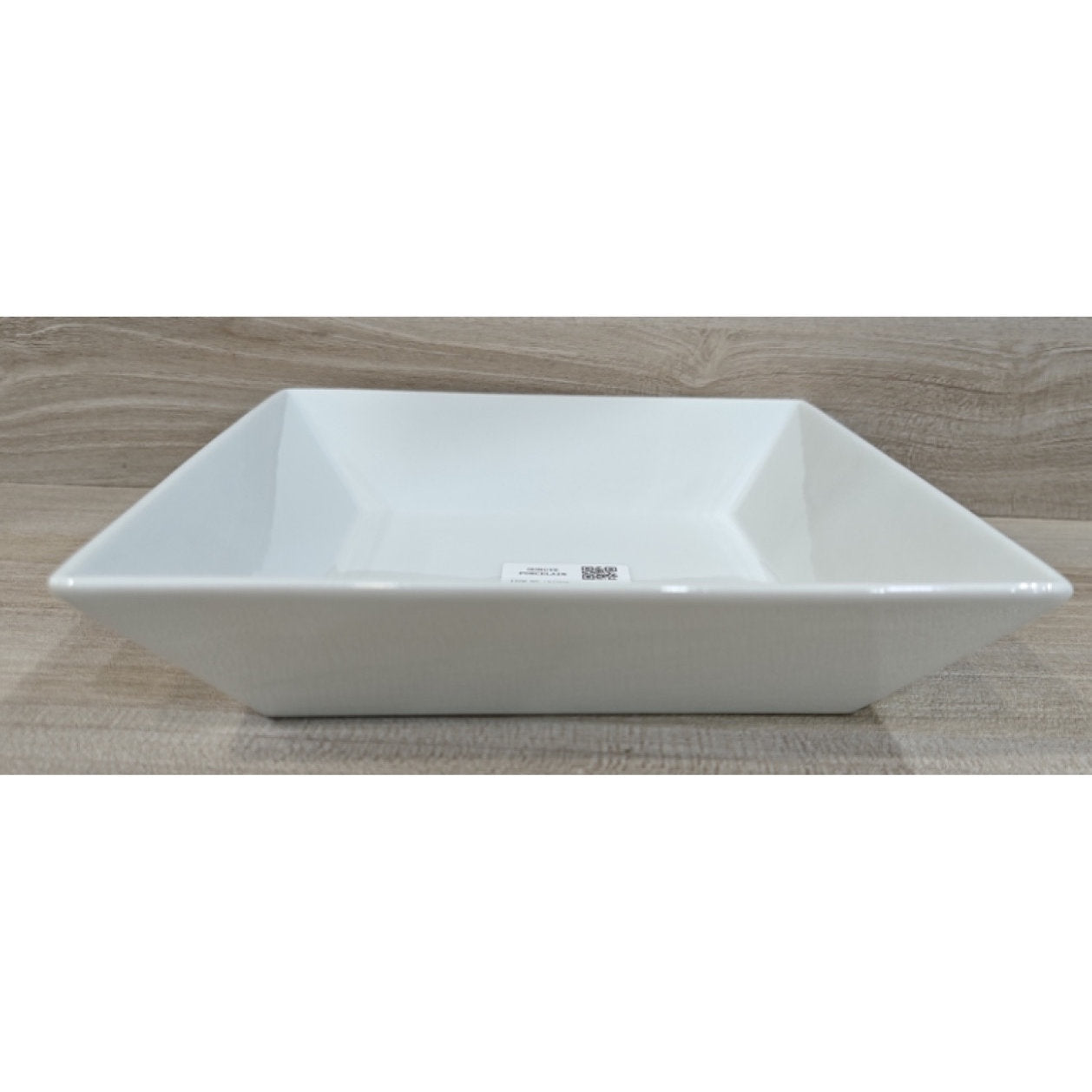 Salad bowl carré - Porcelaine 20x20x4,5 cm - Pyros ( E37528 ) (6 X 1 unité )