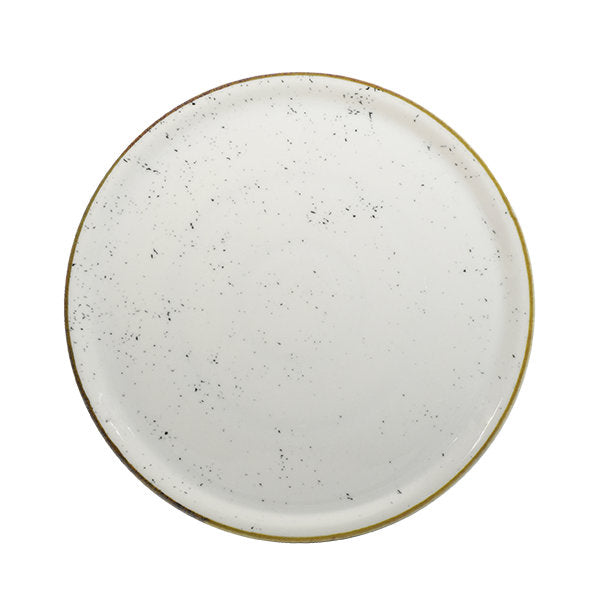 Assiette à pizza - Porcelaine  Ø 33x1,8 cm - Stains ( E37321 ) (6 X 1 unité )