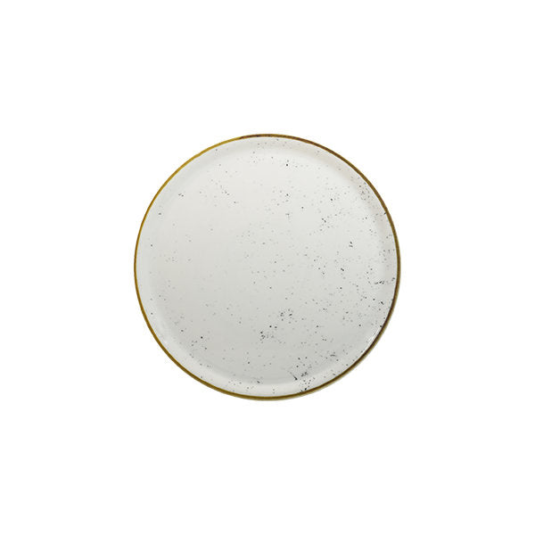 Assiette à dessert - Porcelaine ø 21x2,2 cm - Stains ( E37327 ) (12 X 1 unité )