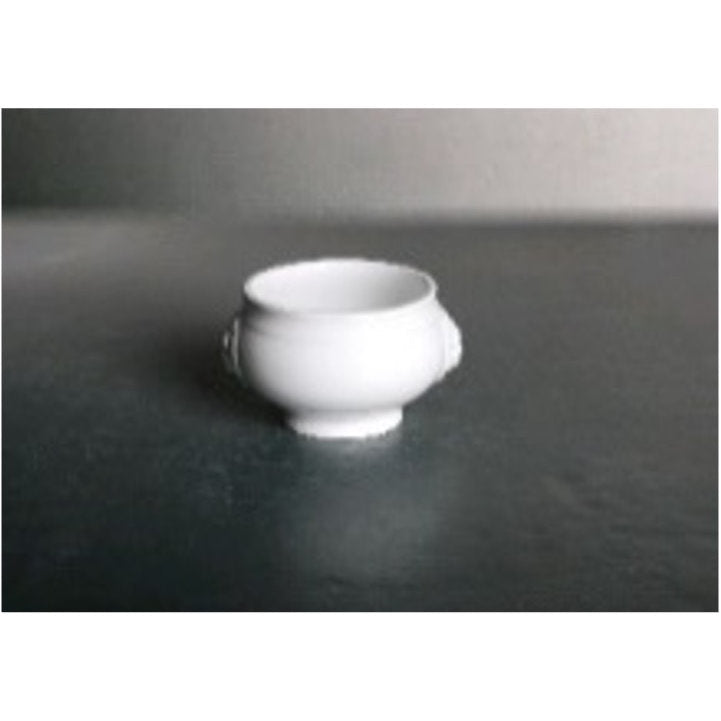 Soupière tête de Lion - Porcelaine 20,6x20,6x4,6 cm ( E37503 ) (6 X 1 unité )