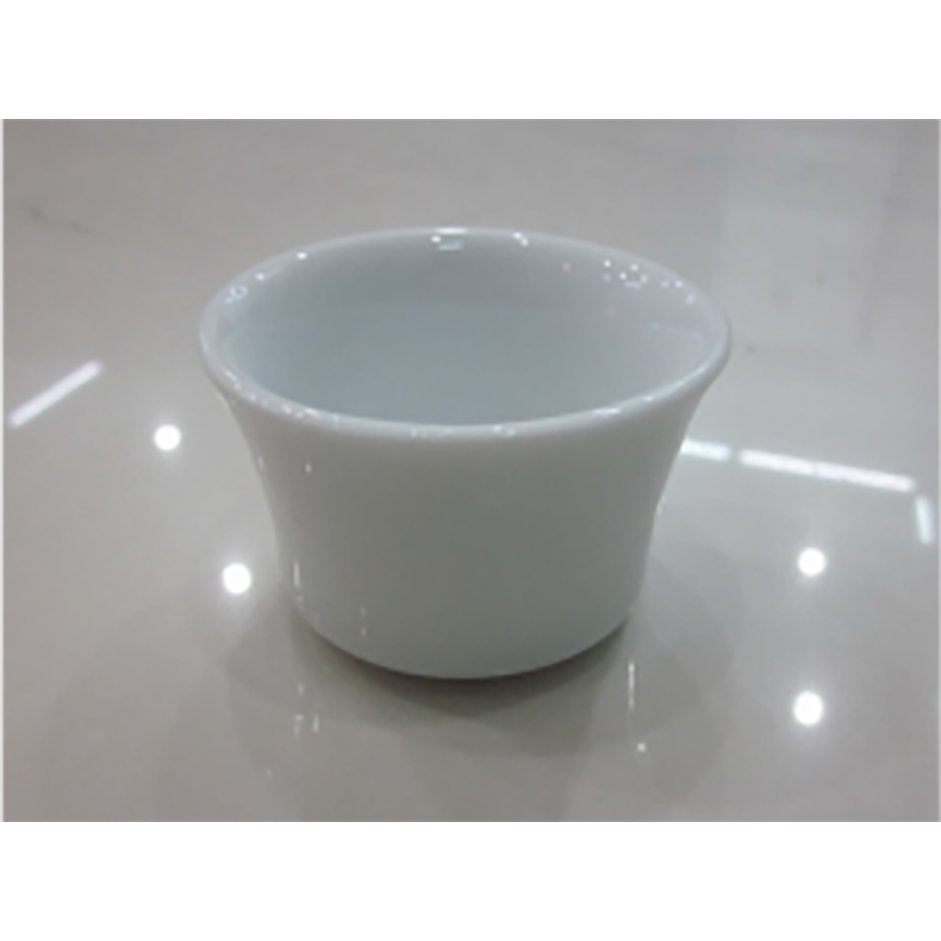 Coupelle évasée haute - Porcelaine ø 6,3x3,5 cm ( E37521 ) (12 X 1 unité )