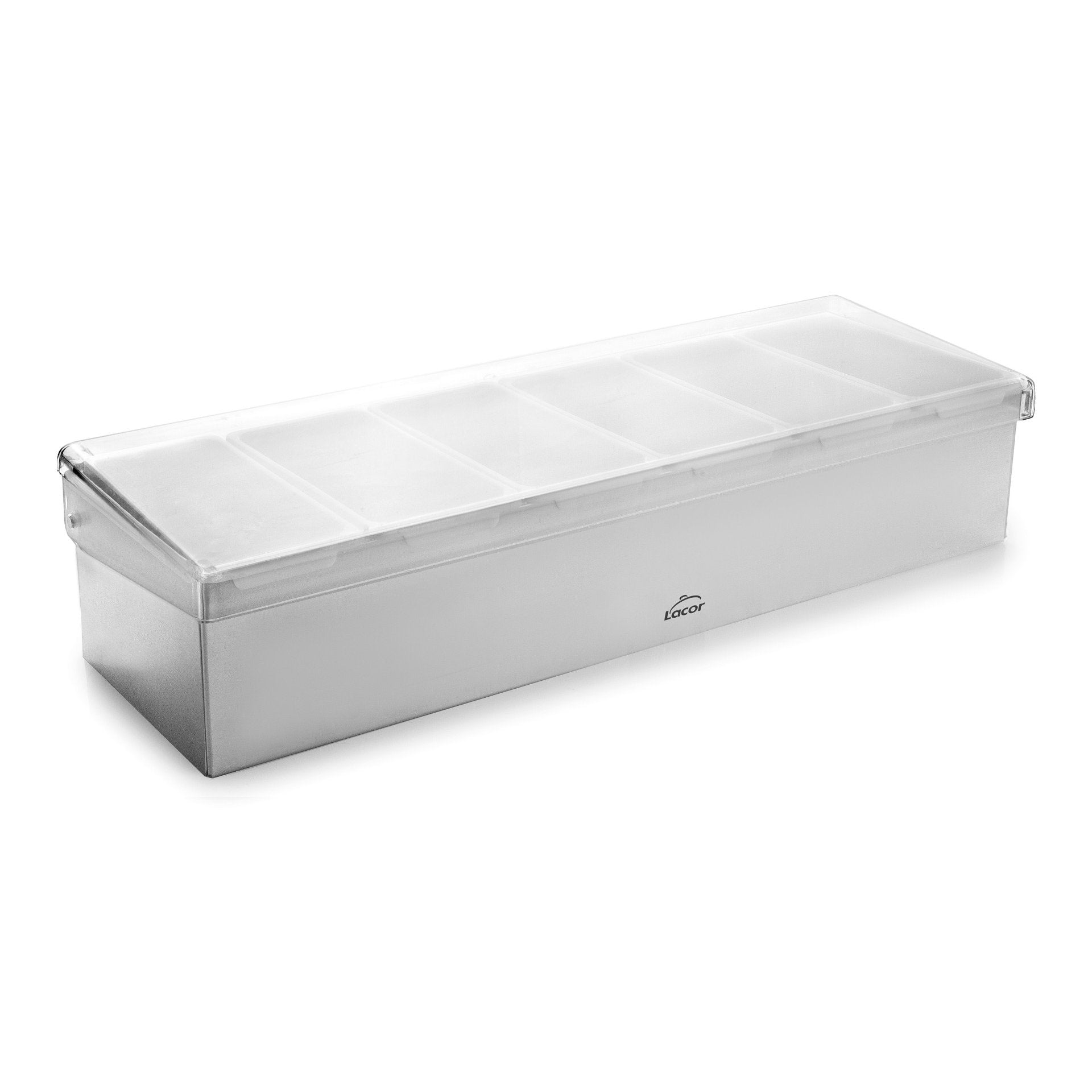 Boîte à condiments 45,5 x 15 x 9,7 cm - Inox ( E35041 ) (1 X 1 unité )