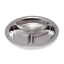 Assiette compartimentée - Inox ø 20x3 cm ( 519394 ) (6 X 1 unité )