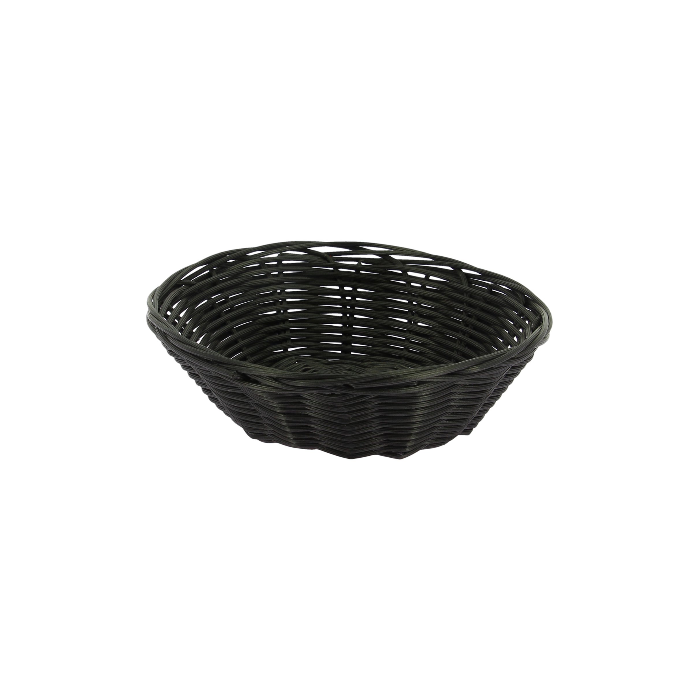 Corbeille ronde - Polypropylène ø 18x5 cm - Noir ( E38023 ) (1 X 1 unité )