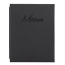 Carte-menu - Noir - Format A4 - Signature ( E44026 ) (1 X 1 unité )