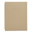 Carte-menu - Sable - Format A5 - Signature ( E44029 ) (1 X 1 unité )