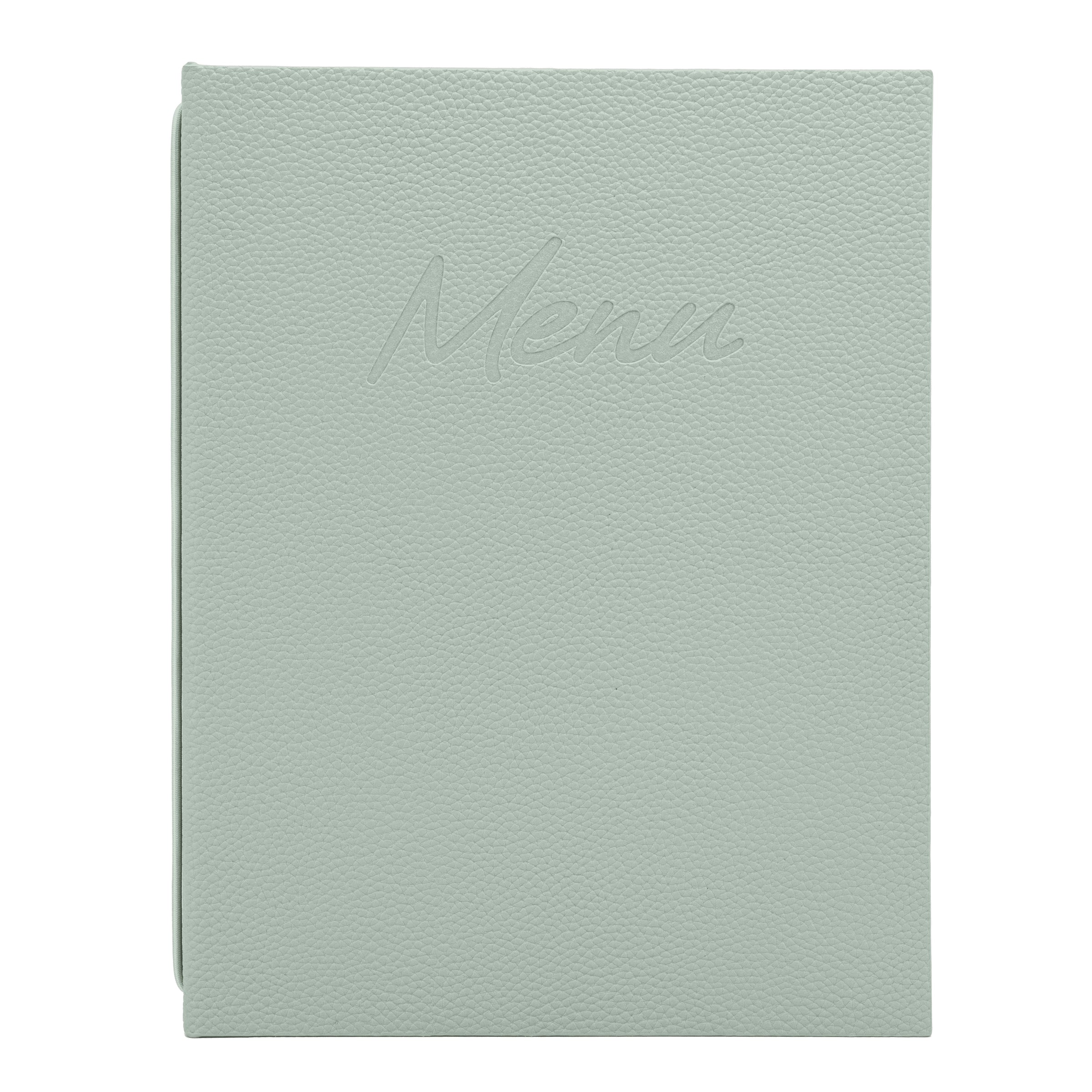 Carte-menu - Vert - Format A5 - Signature ( E44031 ) (1 X 1 unité )