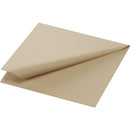 Serviette 24x24 cm 2 plis - Ouate - Marron ( A92632 ) (8 X 300 unités )