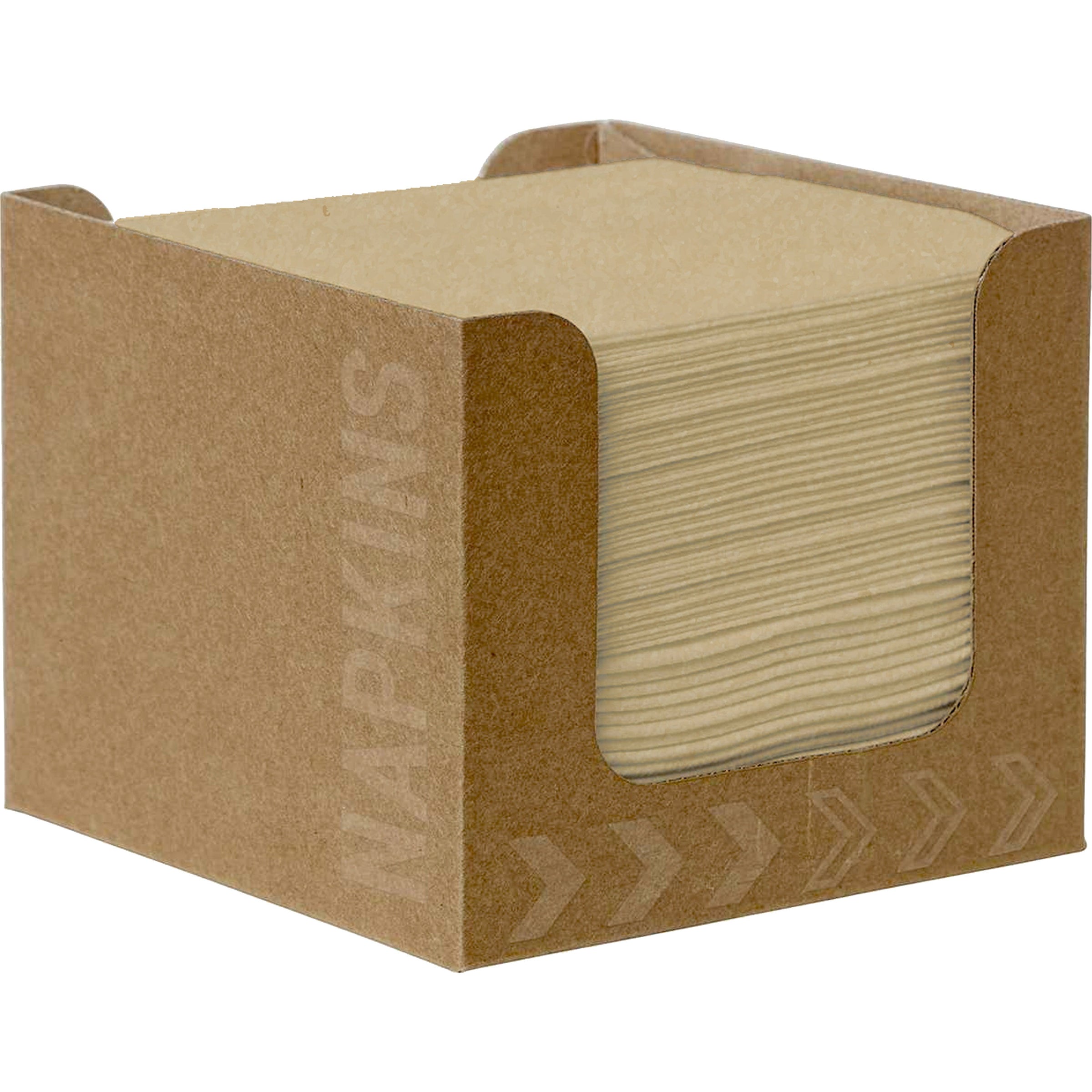 Serviette 20x20 cm - Marron - Airlaid ( A94432 ) (24 X 50 unités )