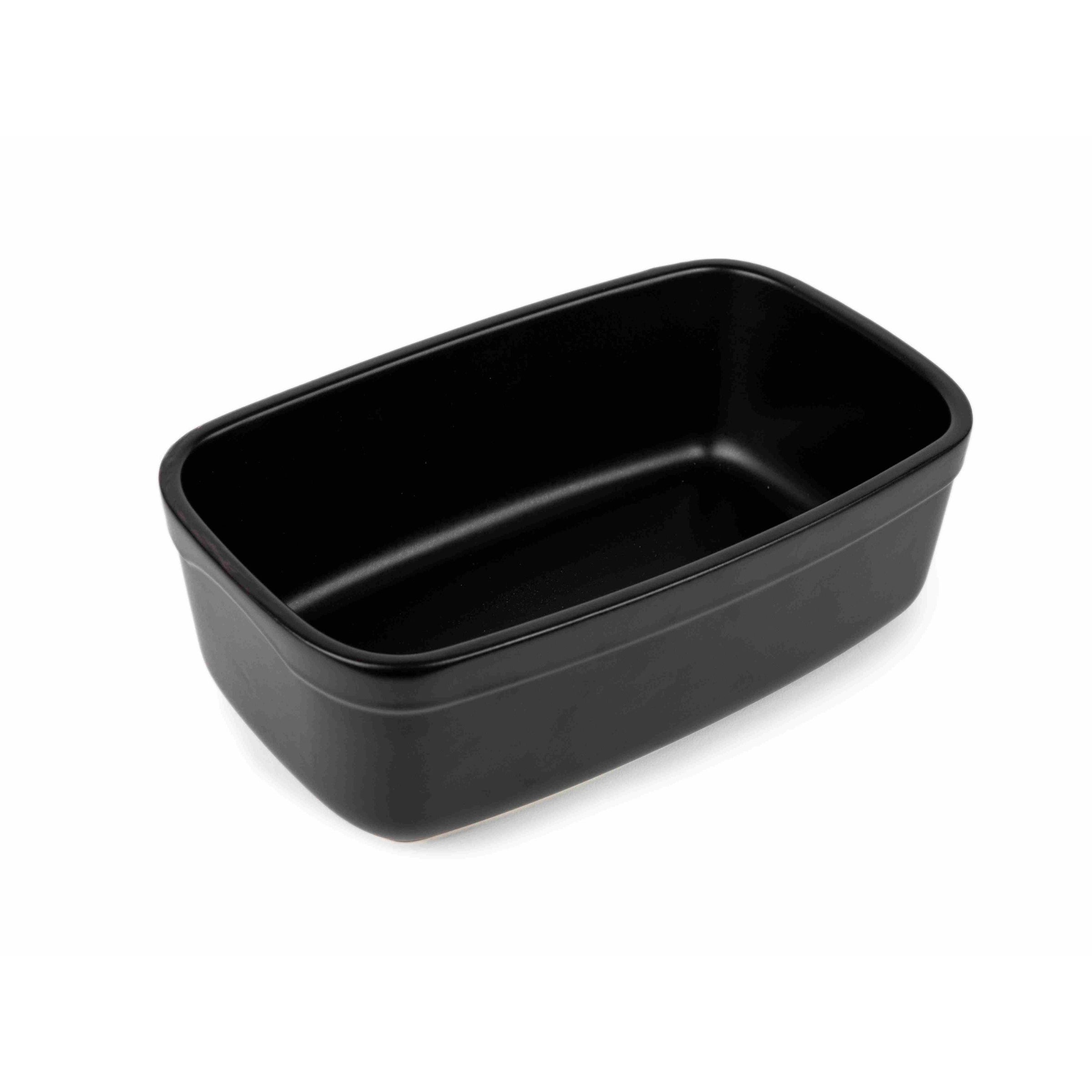 Terrine 2.7 L - Ceramic 27.7x17.4x9.2 cm - Black ( E37334 ) (6 X 1 unit )