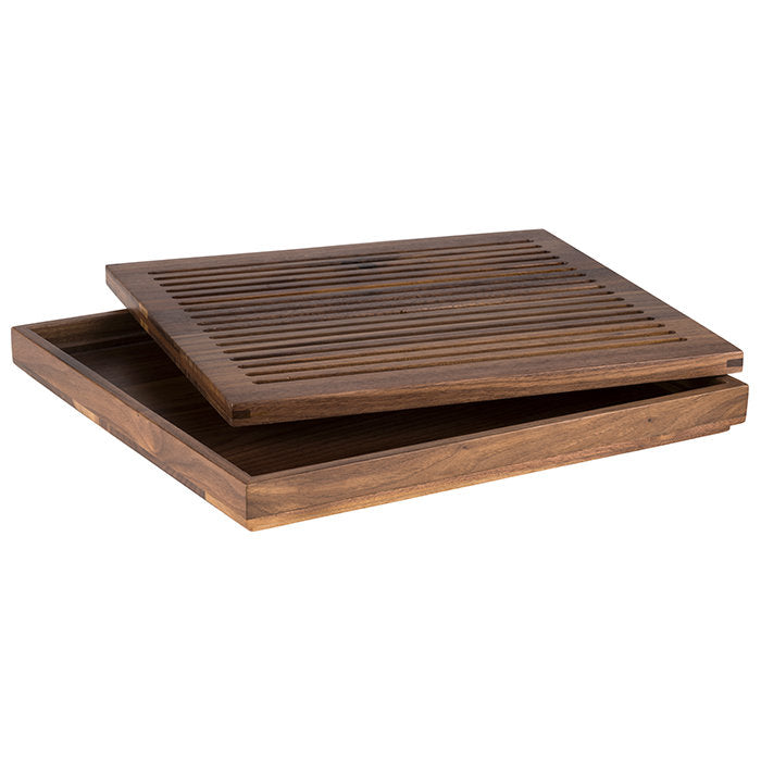 Planche à découper - Bois de noyer 35,4x32,5x3,5 cm ( A20014 ) (1 X 1 unité )
